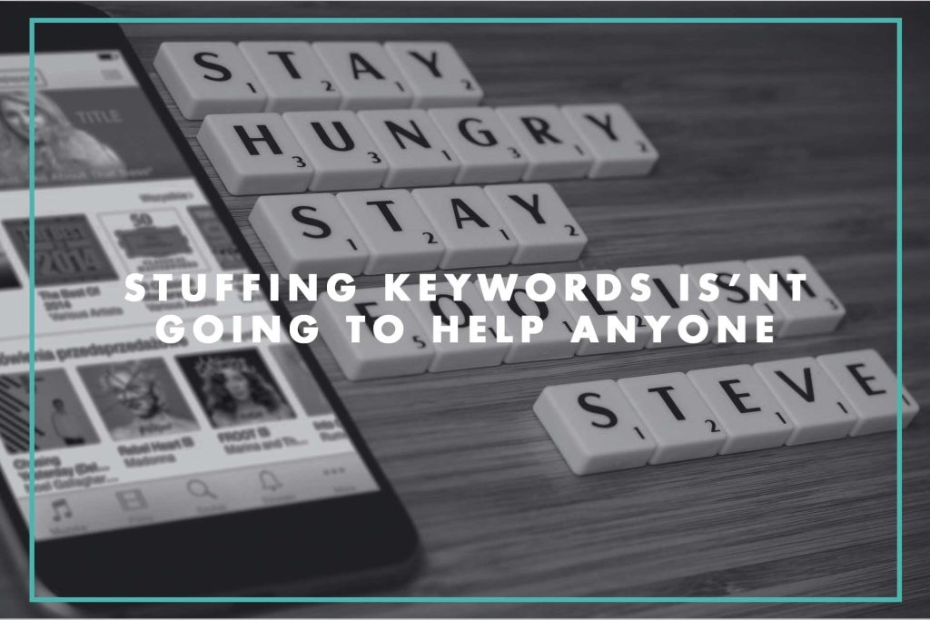 Avoid Keyword Stuffing