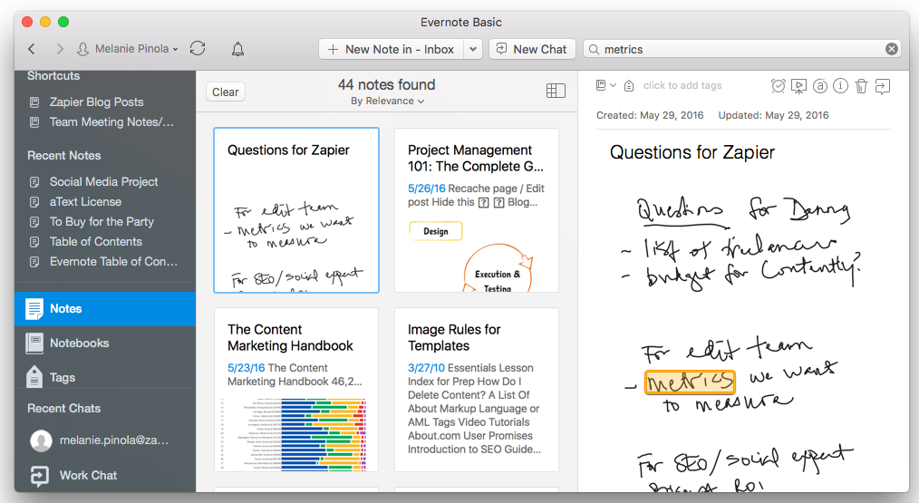 Evernote Journal