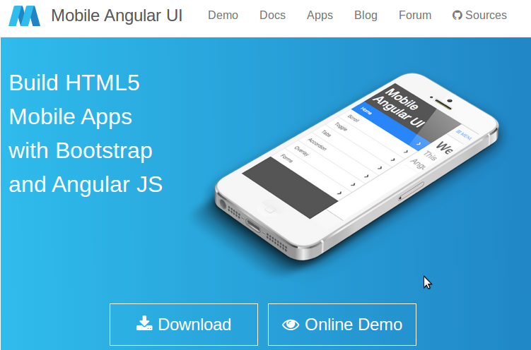 Mobile Angular UI Framework