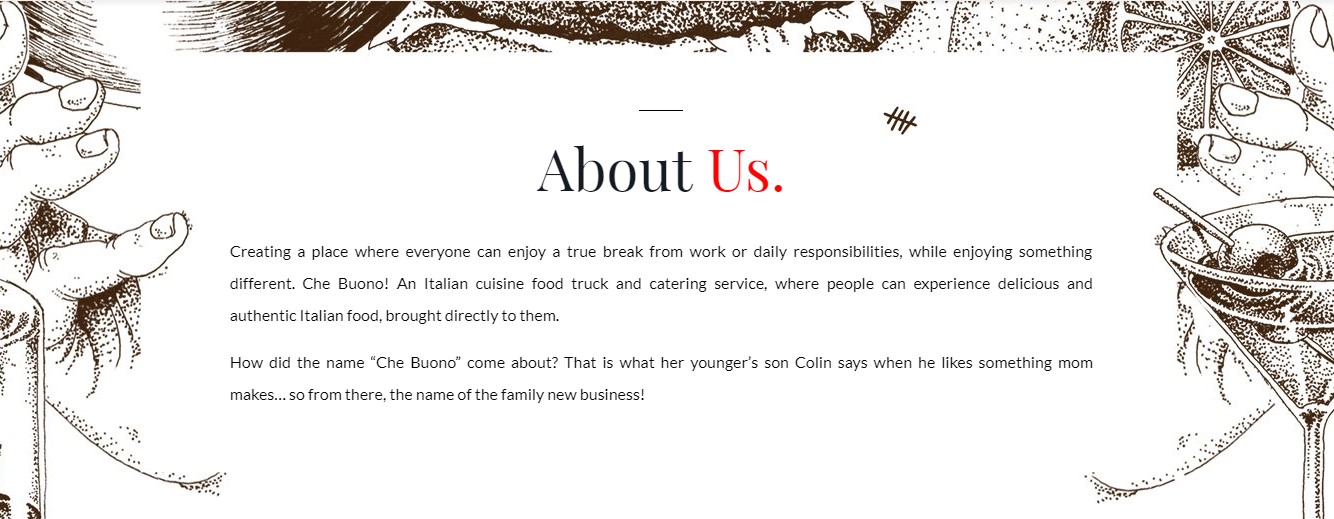 Chebuono Foods About Us Page