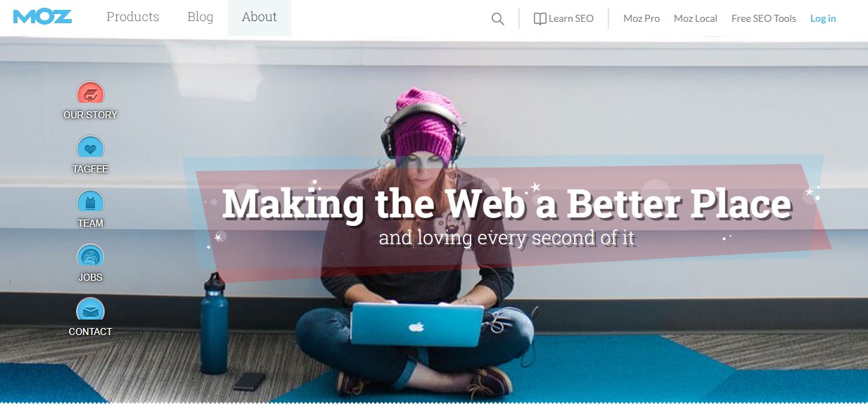 Moz About Us Page