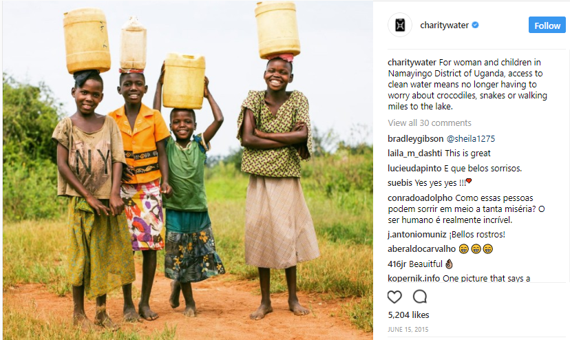 Charity Water Storytelling