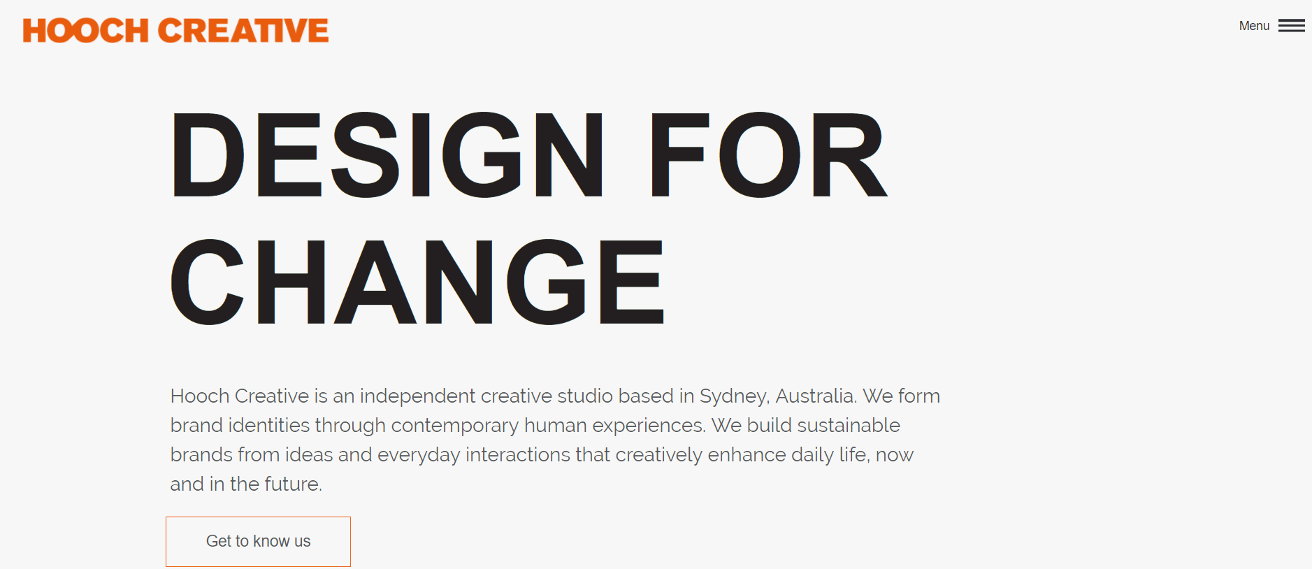 Simple Navigation design for change