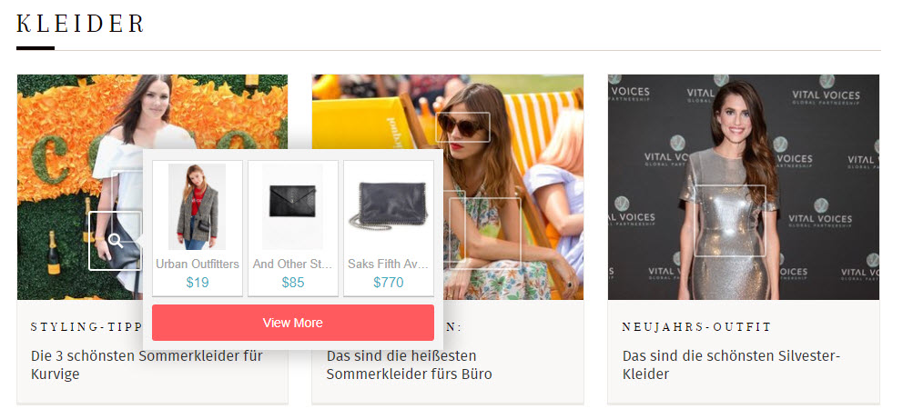 Product Category for Visual Search