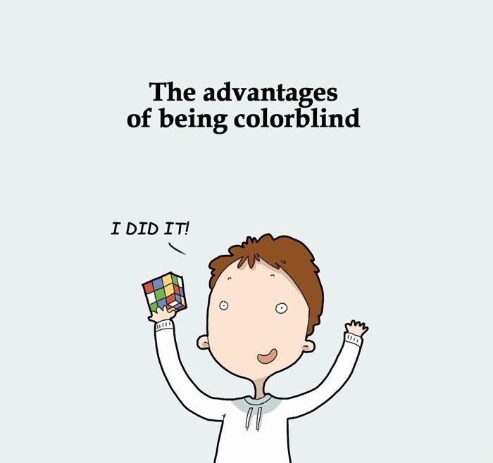 Advantage of Color Blind