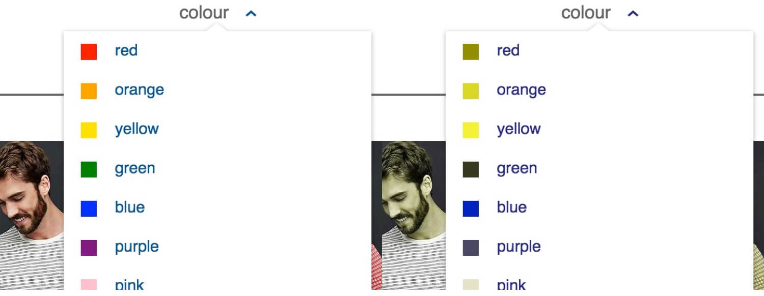 Design for Color Blind Audience