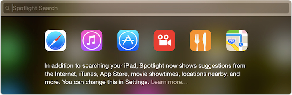 Spotlight Search