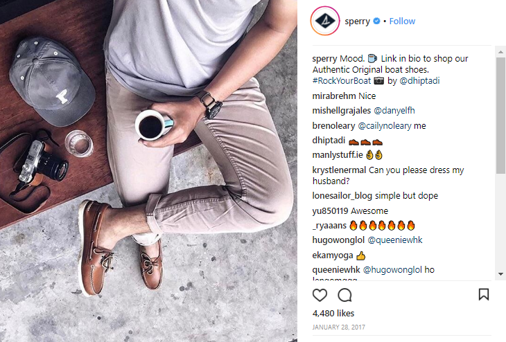 Instagram Sperry Post