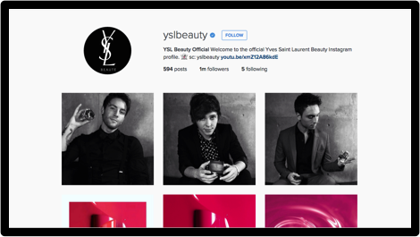 YSL Instagram