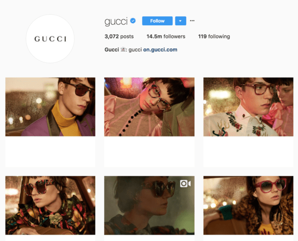 Gucci Instagram Strategy