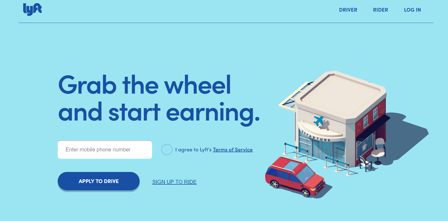 Lyft Landing Pages