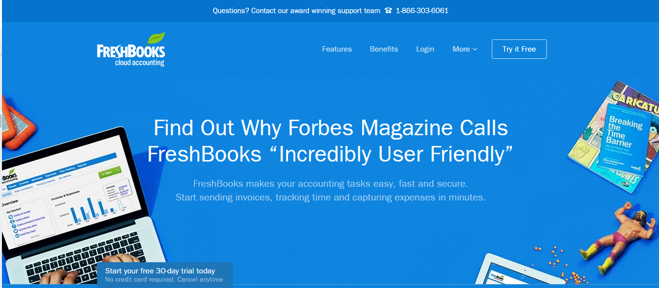 Freshbooks Landing Pages
