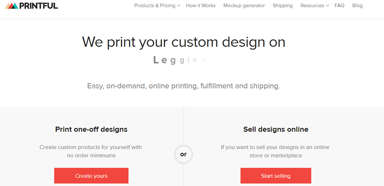 startup websites for ecommerce website