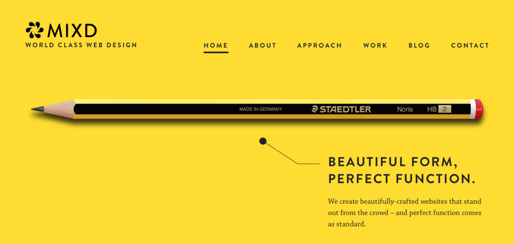 minimalist navigation for website design