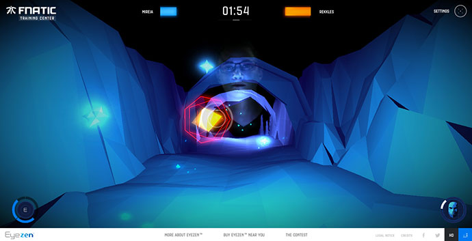 immersive 3d elements for website design