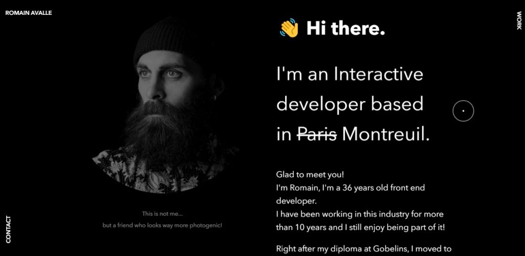 interactive animation for website design