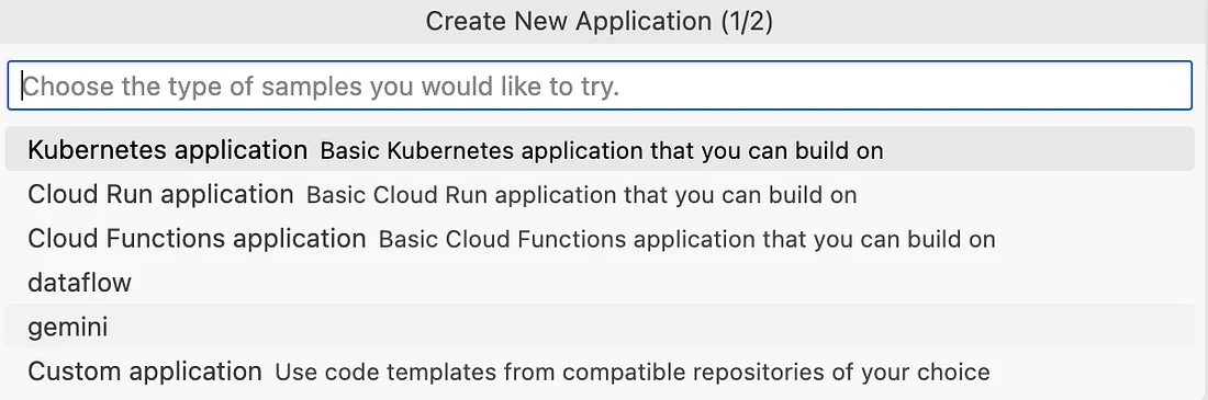 Application Templates For Gemini