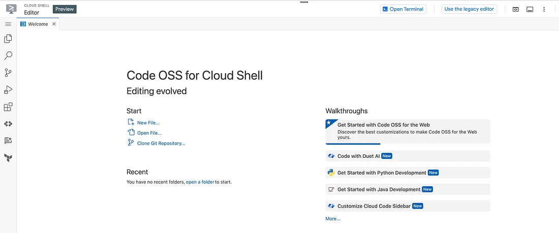 Cloud Shell For Gemini Model