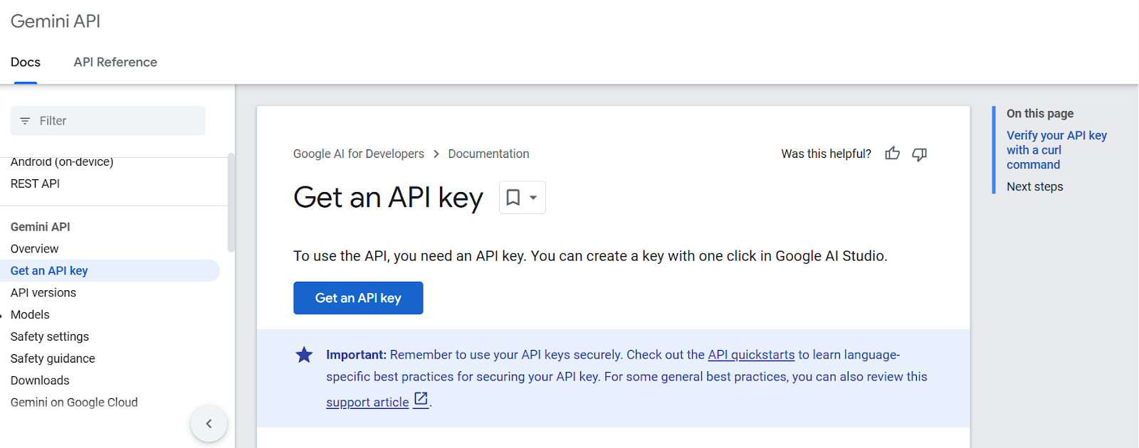 Gemini API