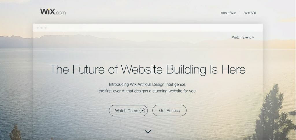 Website Build with Wix ADI