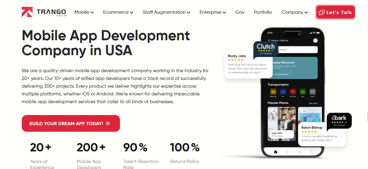 Trangotech Mobile Application Development