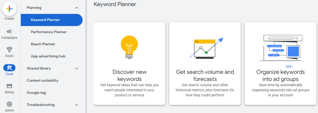 Google Keyword Planner