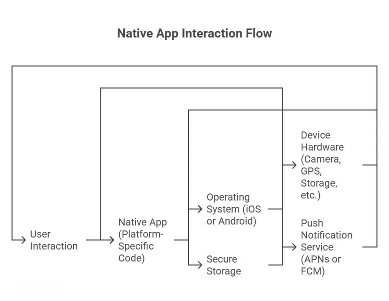 Native App Interaction Flow